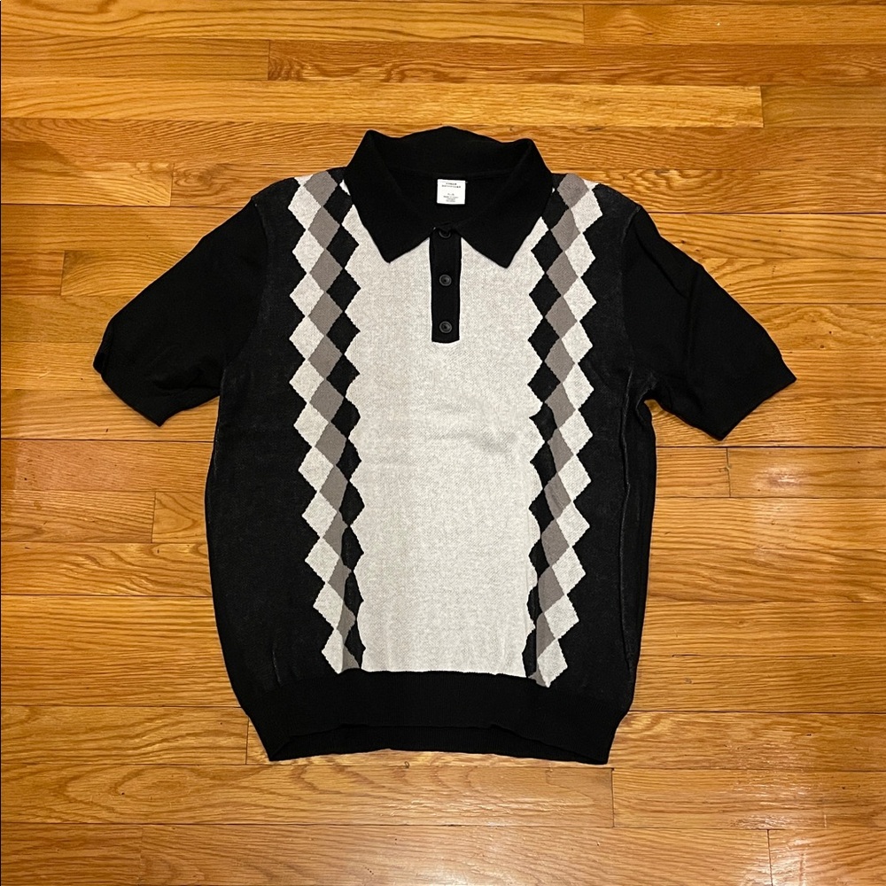 Urban Outfitters Argyle Polo Shirt